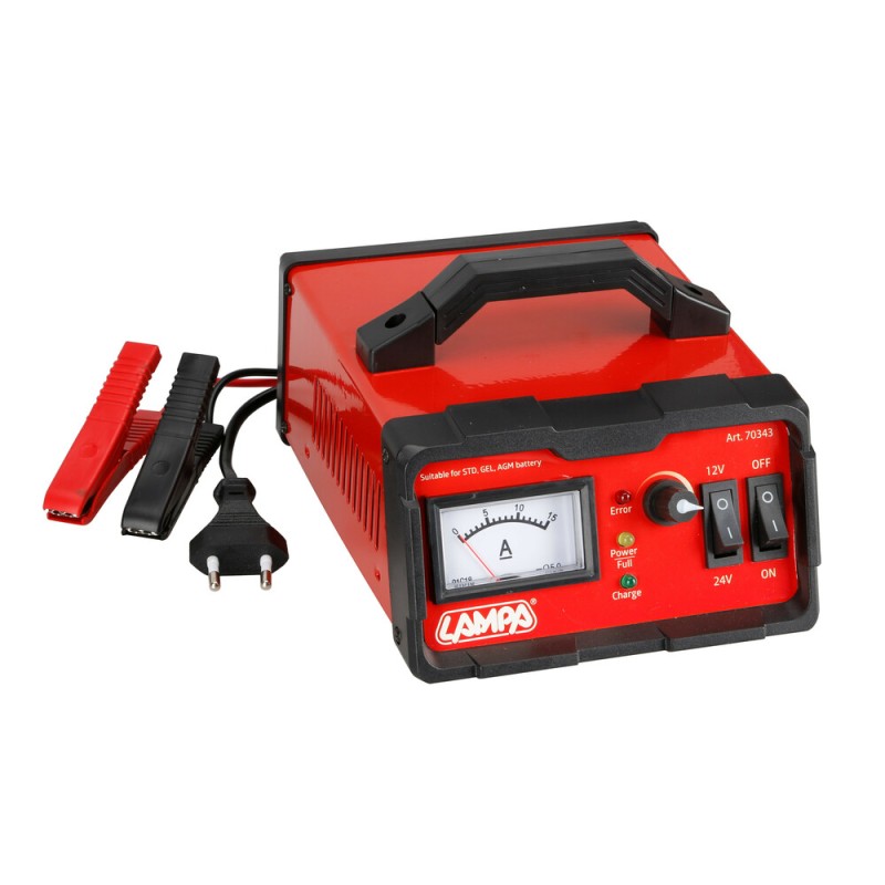 ΦΟΡΤΙΣΤΗΣ ΜΠΑΤΑΡΙΑΣ PROCHARGER EVO 8STEP 12/24V 0-15A 5>190Ah LED ΜΕ ΑΜΠΕΡΟΜΕΤΡΟ​ LAMPA - 1 ΤΕΜ.