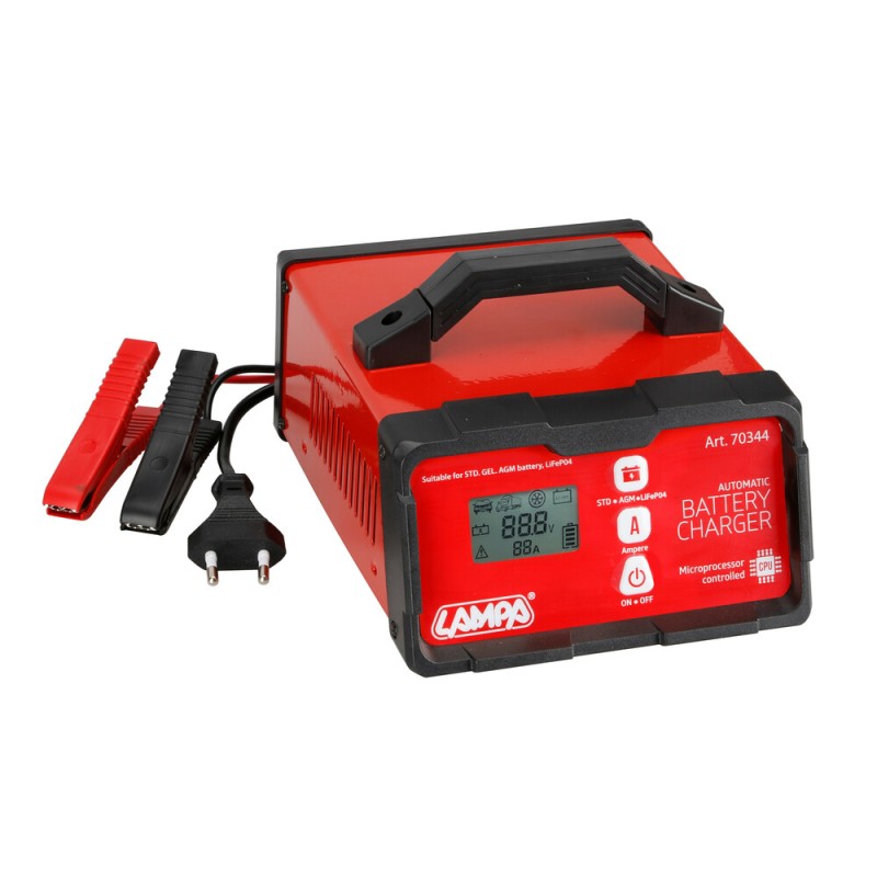 ΦΟΡΤΙΣΤΗΣ ΜΠΑΤΑΡΙΑΣ PROCHARGER EVO 8STEP 12/24V 2/5/10A 5>120Ah LCD  LAMPA - 1 ΤΕΜ.