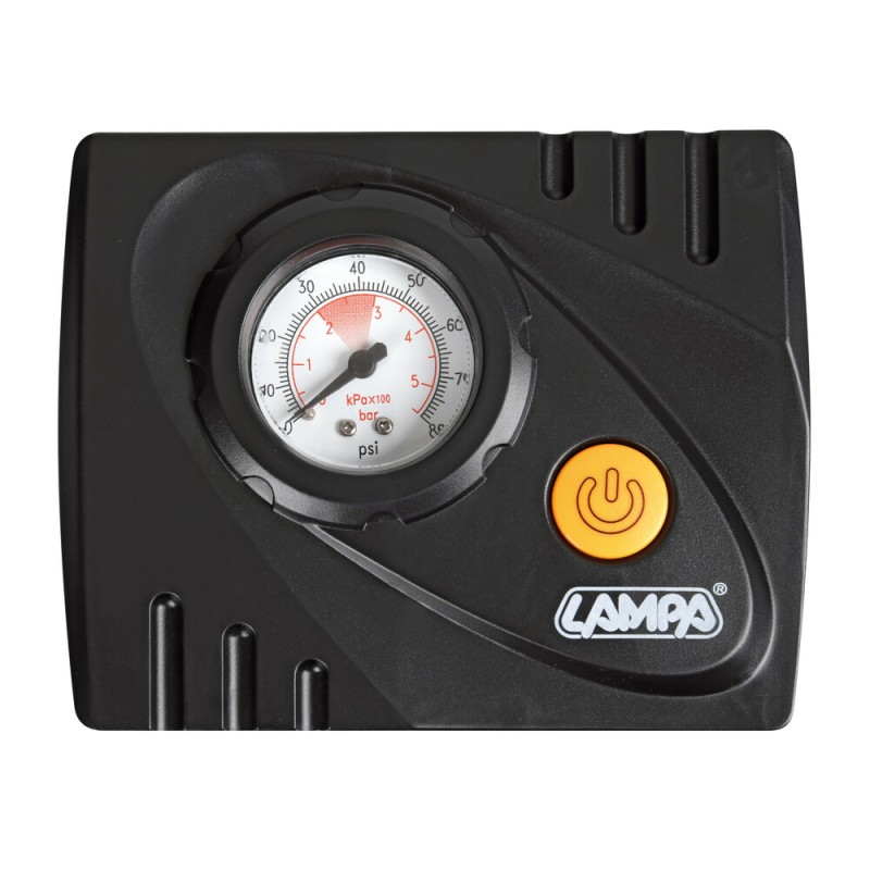 Κομπρεσέρ Ελαστικών 12V 450ml με υγρό επισκευής 450ml Μανόμετρο ΚΑΙ Μετρητή Πίεσης