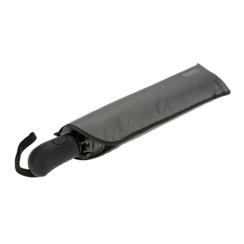 ΟΜΠΡΕΛΑ COMPACT MIDI Φ98cm ΑΝΤΙΑΝΕΜΙΚΗ ΜΕ ΑΥΤΟΜΑΤΟ ΑΝΟΙΓΜΑ ΣΕ ΓΚΡΙ ΧΡΩΜΑ LAMPA - 1 ΤΕΜ.