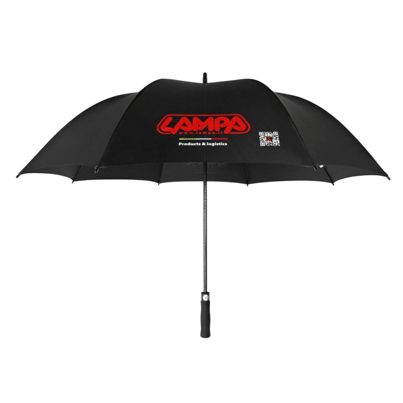 ΟΜΠΡΕΛΑ PROMO 129 Φ129cm ΑΝΤΙΑΝΕΜΙΚΗ ΜΕ ΑΥΤΟΜΑΤΟ ΑΝΟΙΓΜΑ ΛΟΓΟΤΥΠΟ LAMPA ΣΕ ΜΑΥΡΟ ΧΡΩΜΑ LAMPA - 1 ΤΕΜ.