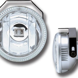 LA-V95 Στρογγυλοί Προβολείς Ομίχλης Αυτοκινήτου LED Universal με Μπλε Φωτισμό - 2τεμ