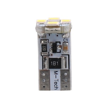 T10 W5W 12V W2,1x9,5d LED 4xSMD3528 ΛΕΥΚΟ (ΚΑΡΦΩΤΟ CAN-BUS) OSRAM LED BLISTER 2ΤΕΜ. M-TECH