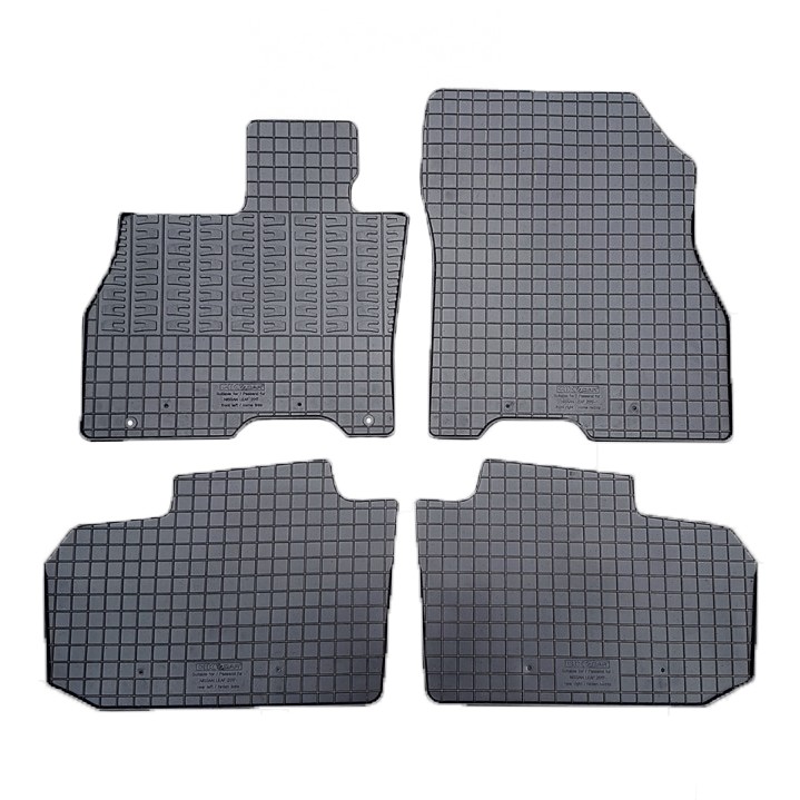 ΜΑΡΚΕ ΠΑΤΑΚΙΑ ΣΕ ΣΚΑΦΗ ΛΑΣΤΙΧΟ ΓΙΑ NISSAN LEAF 2018+ ΣΕ ΜΑΥΡΟ ΧΡΩΜΑ ΜΕ ΚΟΥΜΠΩΜΑΤΑ CIK - 4 ΤΕΜ.