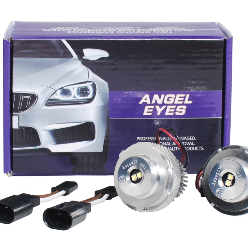 ΛΑΜΠΑΚΙΑ ΓΙΑ ANGEL 12V 2x20W CREE ΛΕΥΚΟ ΦΩΣ ΓΙΑ BMW ΣΕΙΡΑ 5 E60/E61 M-TECH - 2 τεμ.