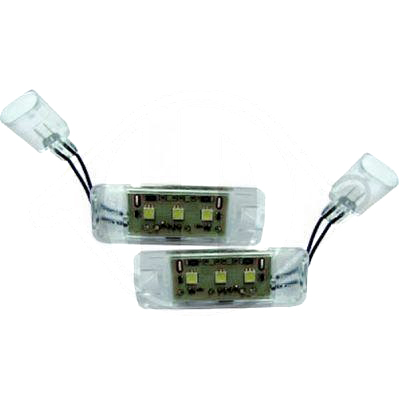 ΦΩΤΑ ΠΙΝΑΚΙΔΑΣ LED ΓΙΑ VW SCIROCCO 08+ VW GOLF 6 3/5D 10.08+