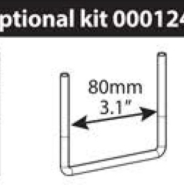 ΚΙΤ ΤΟΠΟΘΕΤΗΣΗΣ ΜΠΑΓΚΑΖΙΕΡΑΣ "U" 80MM MENABO