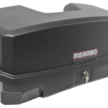 Μπαγκαζιέρα Κοτσαδόρου Nekkar Dark 300 σε μαύρο χρώμα με ματ ανάγλυφη υφή για βάση ποδηλάτου κοτσαδόρου Race 3/4 Menabo - 1 τεμ.