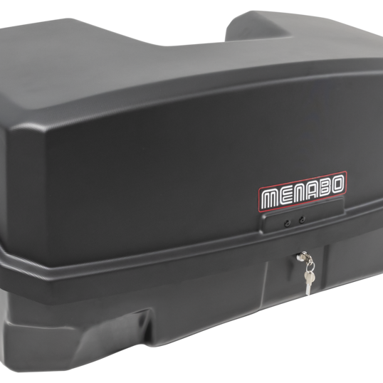 Μπαγκαζιέρα Κοτσαδόρου Nekkar Dark 300 σε μαύρο χρώμα με ματ ανάγλυφη υφή για βάση ποδηλάτου κοτσαδόρου Race 3/4 Menabo - 1 τεμ.