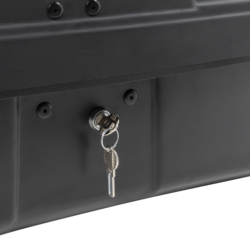 Μπαγκαζιέρα Κοτσαδόρου Nekkar Dark 300 σε μαύρο χρώμα με ματ ανάγλυφη υφή για βάση ποδηλάτου κοτσαδόρου Race 3/4 Menabo - 1 τεμ.