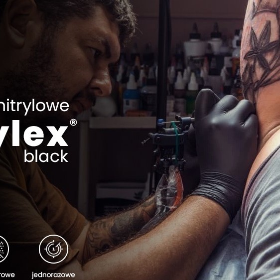 ΓΑΝΤΙΑ ΝΙΤΡΙΛΙΟΥ MERCATOR NITRYLEX BASIC ΣΕ ΜΑΥΡΟ ΧΡΩΜΑ SMALL (S) AMIO - 100 τεμ.