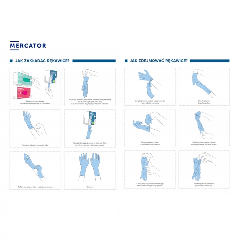 ΓΑΝΤΙΑ ΝΙΤΡΙΛΙΟΥ MERCATOR NITRYLEX BASIC ΣΕ ΜΑΥΡΟ ΧΡΩΜΑ SMALL (S) AMIO - 100 τεμ.