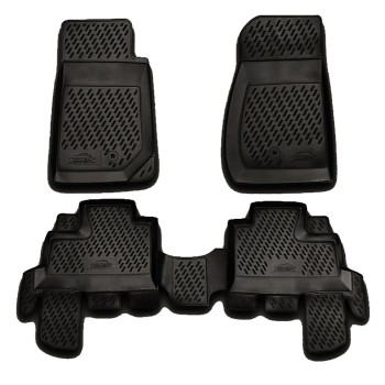 ΜΑΡΚΕ ΠΑΤΑΚΙΑ ΣΕ ΣΚΑΦΗ TPE ΛΑΣΤΙΧΟ ΓΙΑ JEEP WRANGLER 5D 2007-2018  ΣΕ ΜΑΥΡΟ ΧΡΩΜΑ NOVLINE - 4 ΤΕΜ.