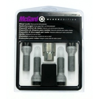 Μπουλόνια Ασφαλείας 14x1,25 37,0mm (17) κωνίκα BLACK EDITION A240