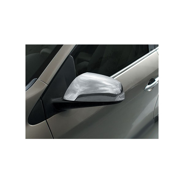 ΚΑΠΑΚΙΑ ΚΑΘΡΕΠΤΩΝ ΓΙΑ RENAULT MEGANE III 3 / 4 / 5D / SW 2009+ ΧΡΩΜΙΟΥ 2 ΤΕΜ. ΜΕΤΑΛΛΙΚΑ