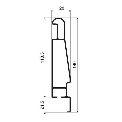 ΣΧΑΡΑ ΟΡΟΦΗΣ KARGO RACK 140x130cm ΣΙΔΕΡΕΝΙΑ ΜΕ ΠΛΑΙΝΑ ΠΡΟΦΙΛ ΑΛΟΥΜΙΝΙΟΥ