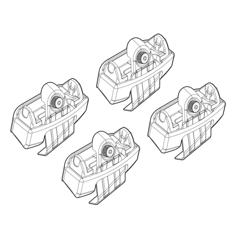 ΑΚΡΑ ΓΙΑ ΜΠΑΡΕΣ NORDRIVE ΓΙΑ KIA PICANTO 5D 5/11+ KIT