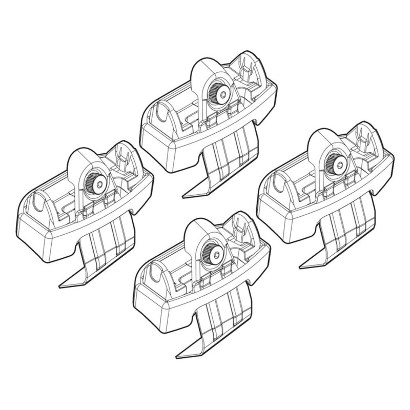 ΑΚΡΑ ΓΙΑ ΜΠΑΡΕΣ NORDRIVE ΓΙΑ FIAT TIPO 4/5D 12/15+ KIT