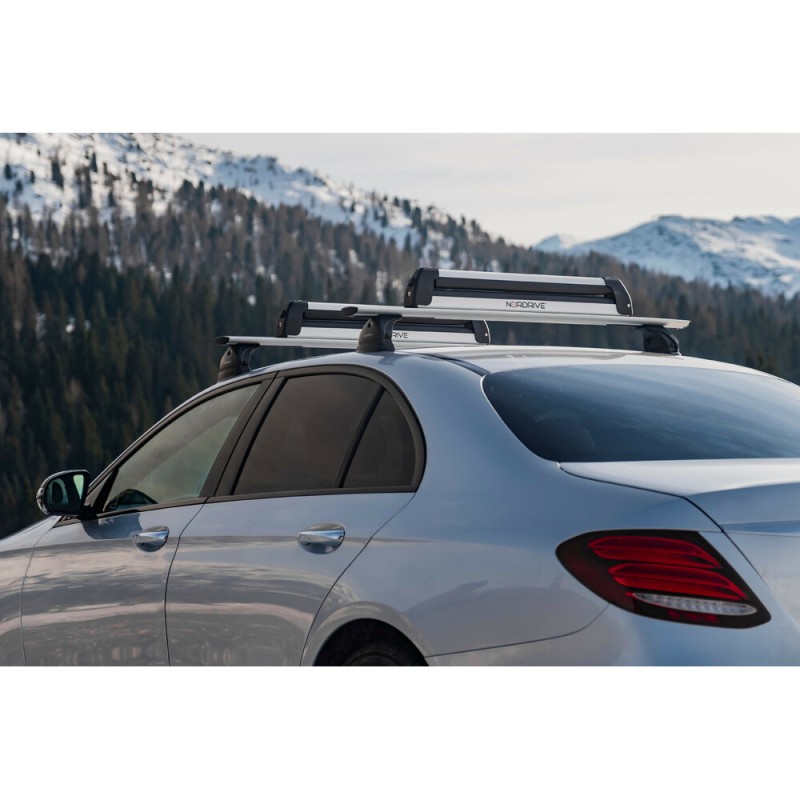 ΒΑΣΗ ΣΚΙ ΟΡΟΦΗΣ 6 ΖΕΥΓΑΡΙΑ ΣΚΙ /4 SNOWBOARD ΑΛΟΥΜΙΝΙΟΥ ΜΕ ΚΛΕΙΔΙ NORDIC-KING 80cm