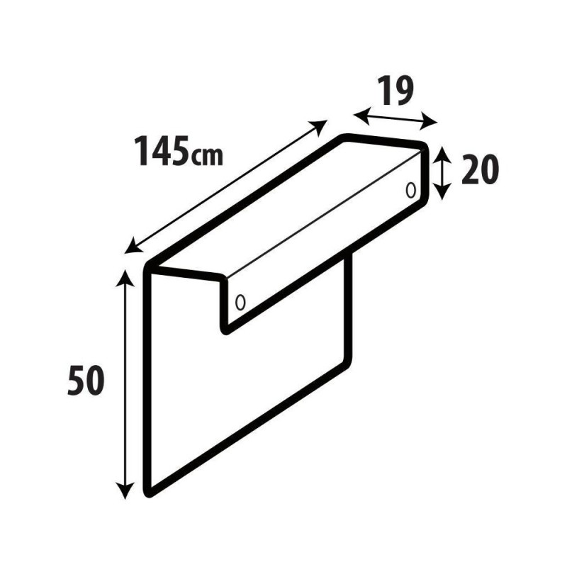 ΠΡΟΣΤΑΤΕΥΤΙΚΟ ΚΑΡΟΤΣΑΣ ΓΙΑ ΜΕΤΑΦΟΡΑ 5 ΠΟΔΗΛΑΤΩΝ ΑΔΙΑΒΡΟΧΟ TAILGATE PAD 145x50x19cm NORDRIVE - 1 τεμ.