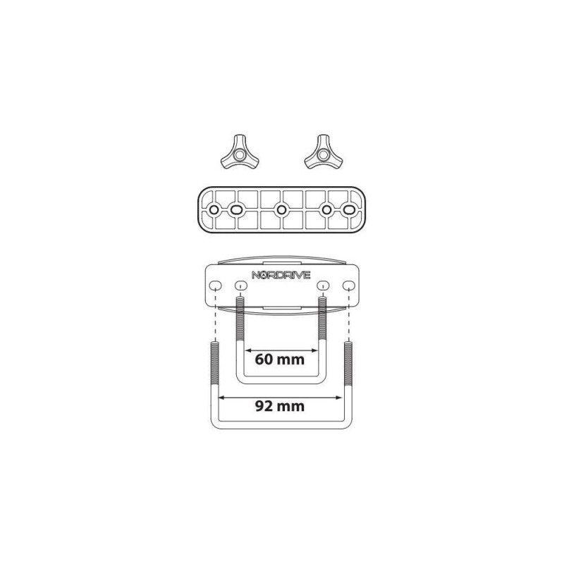 ΜΠΑΓΚΑΖΙΕΡΑ ΟΡΟΦΗΣ NORDRIVE BOX 400 LT (ΜΑΥΡΗ/ΑΝΑΓΛΥΦΗ - 175X79X47) - 1ΤΕΜ.