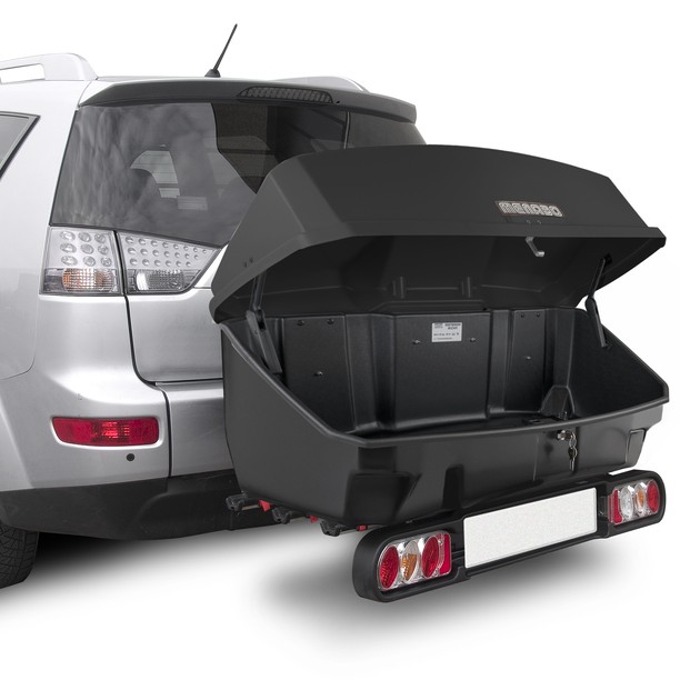 Μπαγκαζιέρα Κοτσαδόρου Nekkar Dark 300 σε μαύρο χρώμα με ματ ανάγλυφη υφή για βάση ποδηλάτου κοτσαδόρου Race 3/4 Menabo - 1 τεμ.