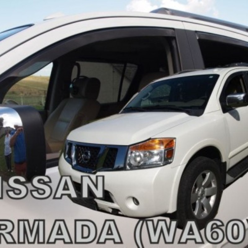 ΑΝΕΜΟΘΡΑΥΣΤΕΣ ΓΙΑ NISSAN ARMADA WA60 5D 2004-2016? ΣΕΤ ΑΥΤΟΚΙΝΗΤΟΥ ΑΠΟ ΕΥΚΑΜΠΤΟ ΦΙΜΕ ΠΛΑΣΤΙΚΟ HEKO - 4 ΤΕΜ.
