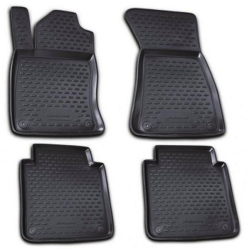 ΜΑΡΚΕ ΠΑΤΑΚΙΑ ΣΕ ΣΚΑΦΗ TPE ΛΑΣΤΙΧΟ ΓΙΑ AUDI A8 ΜΑΚΡΥ 2002-2009  ΣΕ ΜΑΥΡΟ ΧΡΩΜΑ NOVLINE - 4 ΤΕΜ.