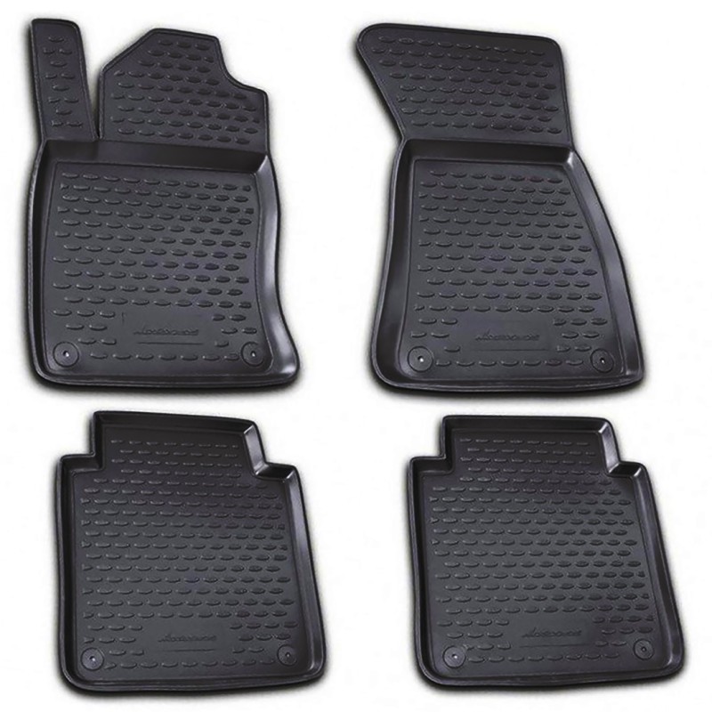 ΜΑΡΚΕ ΠΑΤΑΚΙΑ ΣΕ ΣΚΑΦΗ TPE ΛΑΣΤΙΧΟ ΓΙΑ AUDI A8 ΜΑΚΡΥ 2002-2009  ΣΕ ΜΑΥΡΟ ΧΡΩΜΑ NOVLINE - 4 ΤΕΜ.