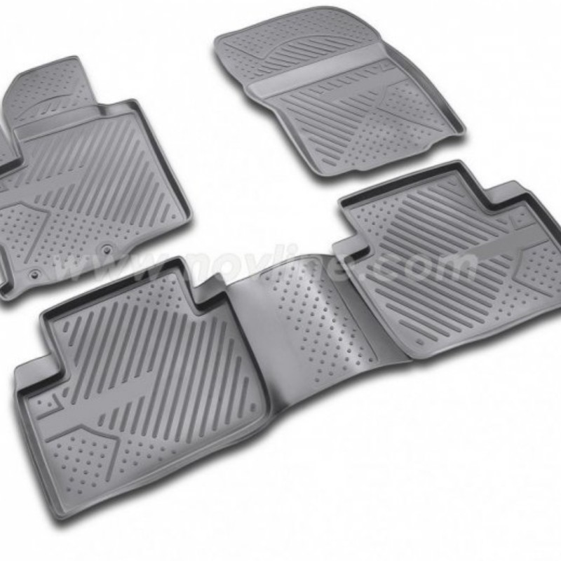 ΜΑΡΚΕ ΠΑΤΑΚΙΑ ΣΕ ΣΚΑΦΗ TPE ΛΑΣΤΙΧΟ ΓΙΑ CITROEN C-CROSSER 5D 2008-2014  ΣΕ ΜΑΥΡΟ ΧΡΩΜΑ NOVLINE - 4 ΤΕΜ.