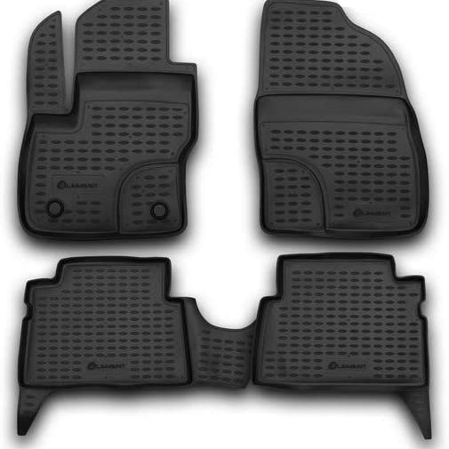 ΜΑΡΚΕ ΠΑΤΑΚΙΑ ΣΕ ΣΚΑΦΗ TPE ΛΑΣΤΙΧΟ ΓΙΑ FORD C-MAX 10/2003-10/2010  ΣΕ ΜΑΥΡΟ ΧΡΩΜΑ NOVLINE - 4 ΤΕΜ.