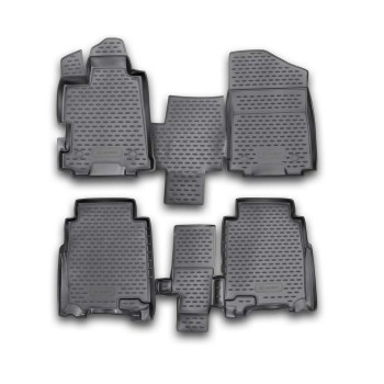 ΜΑΡΚΕ ΠΑΤΑΚΙΑ ΣΕ ΣΚΑΦΗ TPE ΛΑΣΤΙΧΟ ΓΙΑ HONDA FR-V 2004-2009  ΣΕ ΜΑΥΡΟ ΧΡΩΜΑ NOVLINE - 4 ΤΕΜ.