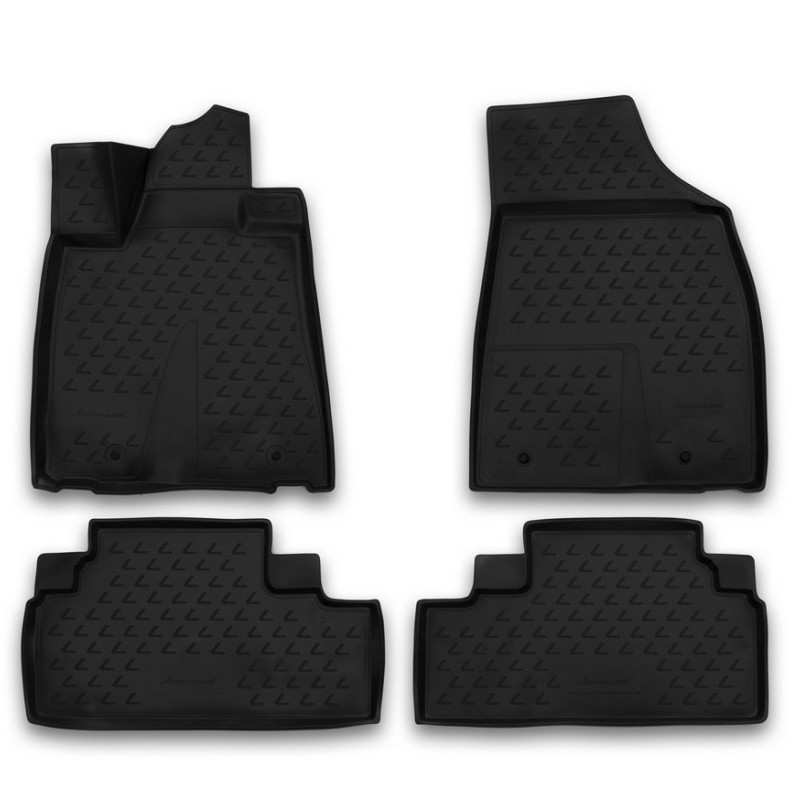 ΜΑΡΚΕ ΠΑΤΑΚΙΑ ΣΕ ΣΚΑΦΗ TPE ΛΑΣΤΙΧΟ ΓΙΑ LEXUS RX 350 ΟΧΙ ΥΒΡΙΔΙΚΟ 06/2006+   ΣΕ ΜΑΥΡΟ ΧΡΩΜΑ NOVLINE - 4 ΤΕΜ.