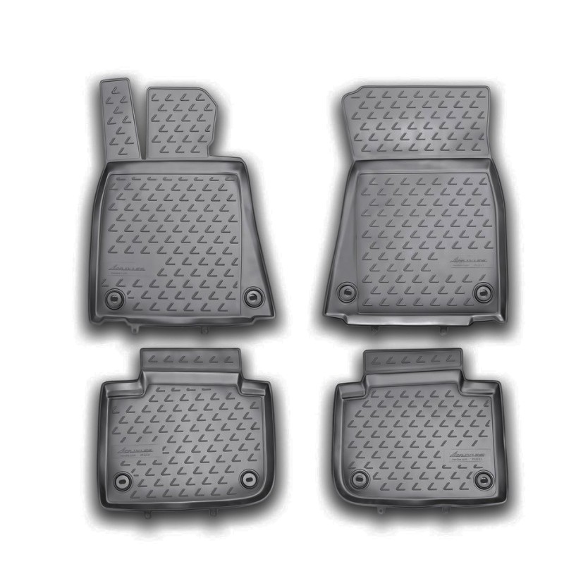 ΜΑΡΚΕ ΠΑΤΑΚΙΑ ΣΕ ΣΚΑΦΗ TPE ΛΑΣΤΙΧΟ ΓΙΑ LEXUS GS 205 2012+  ΣΕ ΜΑΥΡΟ ΧΡΩΜΑ NOVLINE - 4 ΤΕΜ.