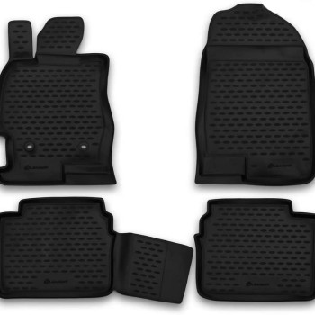 ΜΑΡΚΕ ΠΑΤΑΚΙΑ ΣΕ ΣΚΑΦΗ TPE ΛΑΣΤΙΧΟ ΓΙΑ MAZDA 6 04/2008-2013  ΣΕ ΜΑΥΡΟ ΧΡΩΜΑ NOVLINE - 4 ΤΕΜ.