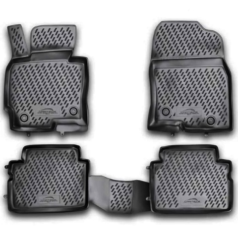 ΜΑΡΚΕ ΠΑΤΑΚΙΑ ΣΕ ΣΚΑΦΗ TPE ΛΑΣΤΙΧΟ ΓΙΑ MAZDA CX-5 2011-2016  ΣΕ ΜΑΥΡΟ ΧΡΩΜΑ NOVLINE - 4 ΤΕΜ.