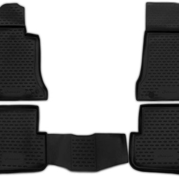 ΜΑΡΚΕ ΠΑΤΑΚΙΑ ΣΕ ΣΚΑΦΗ TPE ΛΑΣΤΙΧΟ ΓΙΑ MERCEDES C CLASS W204 2007-2014  ΣΕ ΜΑΥΡΟ ΧΡΩΜΑ NOVLINE - 4 ΤΕΜ.