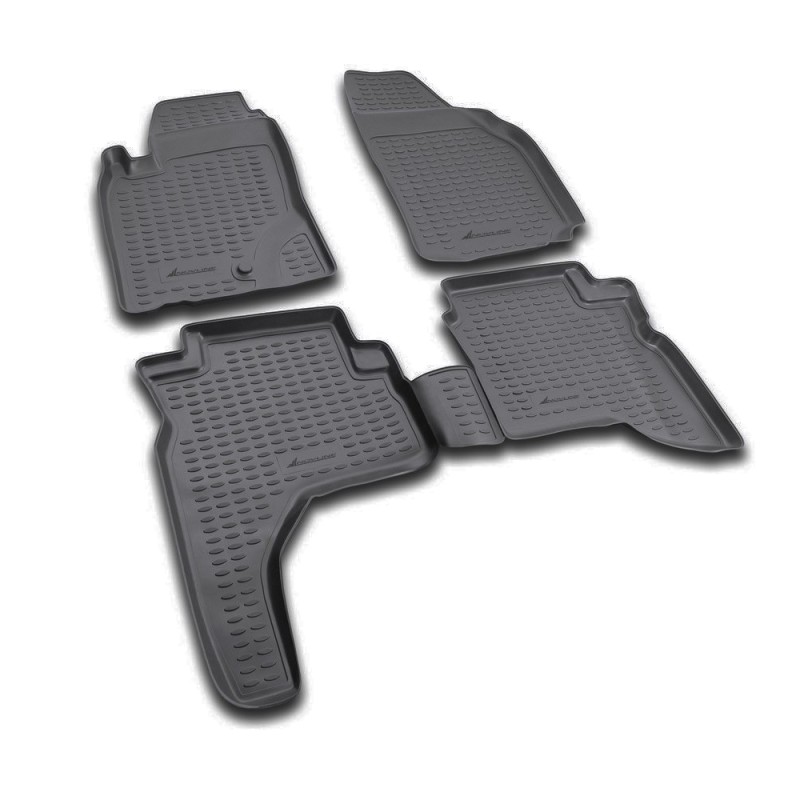 ΜΑΡΚΕ ΠΑΤΑΚΙΑ ΣΕ ΣΚΑΦΗ TPE ΛΑΣΤΙΧΟ ΓΙΑ MITSUBISHI PAJERO SPORT 1997-2008  ΣΕ ΜΑΥΡΟ ΧΡΩΜΑ NOVLINE - 4 ΤΕΜ.