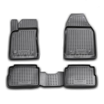 ΜΑΡΚΕ ΠΑΤΑΚΙΑ ΣΕ ΣΚΑΦΗ TPE ΛΑΣΤΙΧΟ ΓΙΑ OPEL VECTRA C 05/2002-01/2009  ΣΕ ΜΑΥΡΟ ΧΡΩΜΑ NOVLINE - 4 ΤΕΜ.