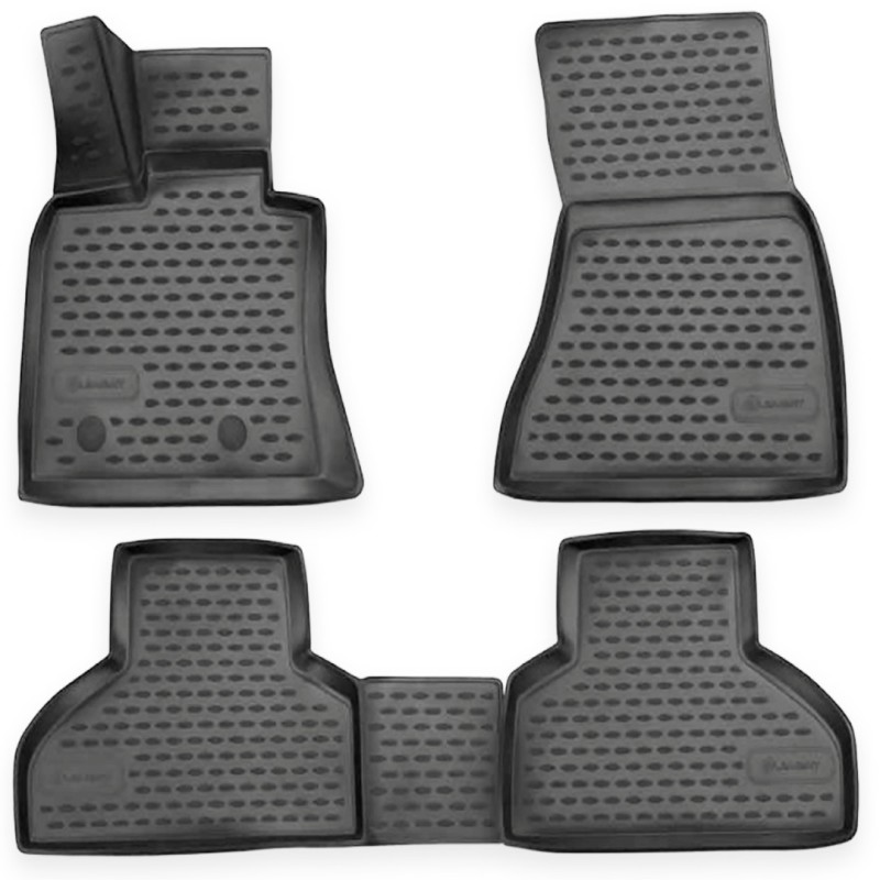 ΜΑΡΚΕ ΠΑΤΑΚΙΑ ΣΕ ΣΚΑΦΗ TPE ΛΑΣΤΙΧΟ ΓΙΑ BMW X5 F15 2013-2018  ΣΕ ΑΝΘΡΑΚΙ ΣΚΟΥΡΟ ΓΚΡΙ ΧΡΩΜΑ NOVLINE - 4 ΤΕΜ.