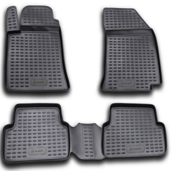 ΜΑΡΚΕ ΠΑΤΑΚΙΑ ΣΕ ΣΚΑΦΗ TPE ΛΑΣΤΙΧΟ ΓΙΑ RENAULT LAGUNA 2001-2007  ΣΕ ΑΝΘΡΑΚΙ ΣΚΟΥΡΟ ΓΚΡΙ ΧΡΩΜΑ NOVLINE - 4 ΤΕΜ.