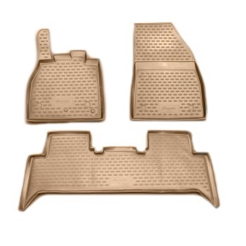 ΜΑΡΚΕ ΠΑΤΑΚΙΑ ΣΕ ΣΚΑΦΗ TPE ΛΑΣΤΙΧΟ ΓΙΑ RENAULT SCENIC III 05/2009-2016  ΣΕ ΜΠΕΖ ΧΡΩΜΑ NOVLINE - 4 ΤΕΜ.