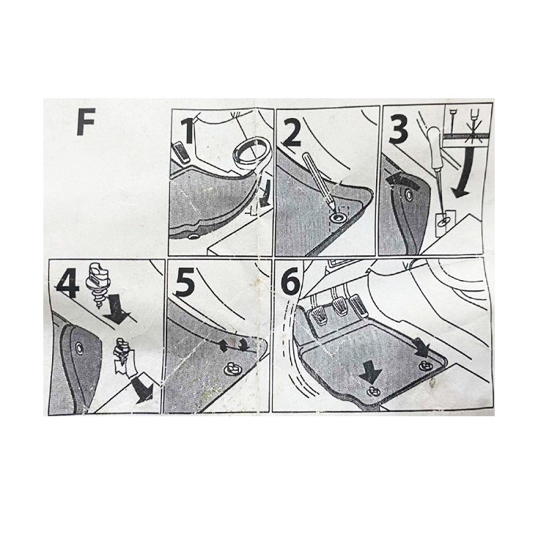 ΜΑΡΚΕ ΠΑΤΑΚΙΑ ΣΕ ΣΚΑΦΗ TPE ΛΑΣΤΙΧΟ ΓΙΑ TOYOTA IQ 03/2008+  ΣΕ ΜΠΕΖ ΧΡΩΜΑ NOVLINE - 3 ΤΕΜ.