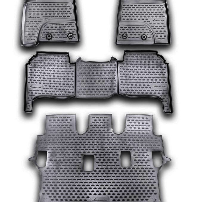 ΜΑΡΚΕ ΠΑΤΑΚΙΑ ΣΕ ΣΚΑΦΗ TPE ΛΑΣΤΙΧΟ ΓΙΑ TOYOTA LANDCRUISER 200 2012-2015  ΣΕ ΜΑΥΡΟ ΧΡΩΜΑ NOVLINE - 4 ΤΕΜ.