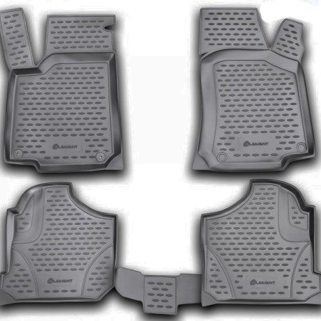 ΜΑΡΚΕ ΠΑΤΑΚΙΑ ΣΕ ΣΚΑΦΗ TPE ΛΑΣΤΙΧΟ ΓΙΑ VW GOLF 4 1998-2001 / VW BORA 1998-2005  ΣΕ ΜΑΥΡΟ ΧΡΩΜΑ NOVLINE - 4 ΤΕΜ.