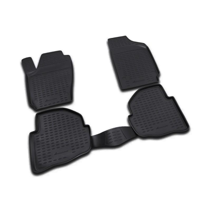 ΜΑΡΚΕ ΠΑΤΑΚΙΑ ΣΕ ΣΚΑΦΗ TPE ΛΑΣΤΙΧΟ ΓΙΑ VW POLO 11/2001-08/2009  ΣΕ ΜΑΥΡΟ ΧΡΩΜΑ NOVLINE - 4 ΤΕΜ.