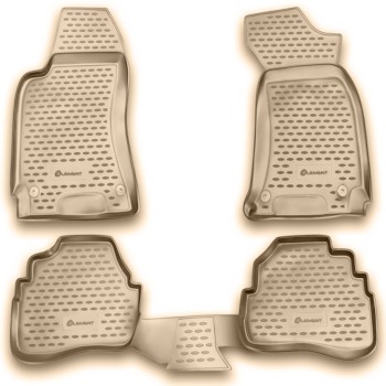 ΜΑΡΚΕ ΠΑΤΑΚΙΑ ΣΕ ΣΚΑΦΗ TPE ΛΑΣΤΙΧΟ ΓΙΑ VW PASSAT Β5 1996-2005  ΣΕ ΜΠΕΖ ΧΡΩΜΑ NOVLINE - 4 ΤΕΜ.