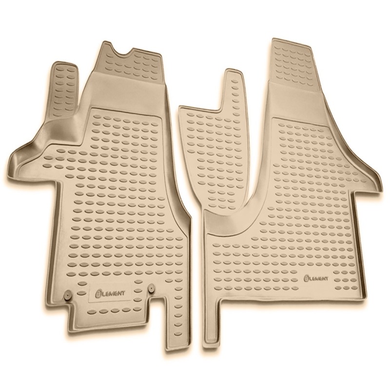 ΜΑΡΚΕ ΠΑΤΑΚΙΑ ΣΕ ΣΚΑΦΗ TPE ΛΑΣΤΙΧΟ ΓΙΑ VW TRANSPORTER 2004+  ΣΕ ΜΠΕΖ ΧΡΩΜΑ NOVLINE - 2 ΤΕΜ.