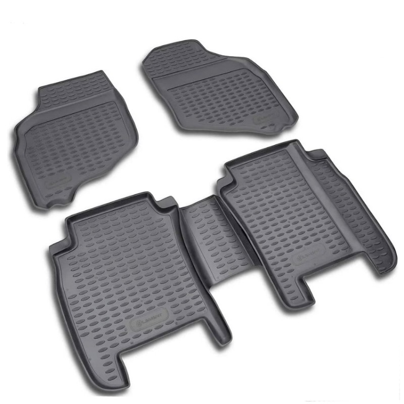 ΜΑΡΚΕ ΠΑΤΑΚΙΑ ΣΕ ΣΚΑΦΗ TPE ΛΑΣΤΙΧΟ ΓΙΑ HONDA JAZZ 5D 2002-2008   ΣΕ ΜΑΥΡΟ ΧΡΩΜΑ NOVLINE - 4 ΤΕΜ.