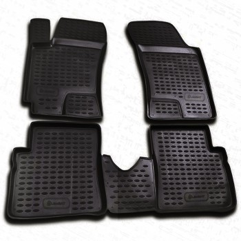 ΜΑΡΚΕ ΠΑΤΑΚΙΑ ΣΕ ΣΚΑΦΗ TPE ΛΑΣΤΙΧΟ ΓΙΑ HYUNDAI GETZ 5D 2002-2008  ΣΕ ΜΑΥΡΟ ΧΡΩΜΑ NOVLINE - 4 ΤΕΜ.